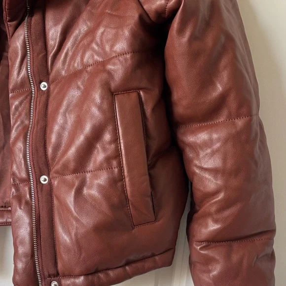 Abercrombie & Fitch Chestnut Puffer Jacket - Picture 3 of 4